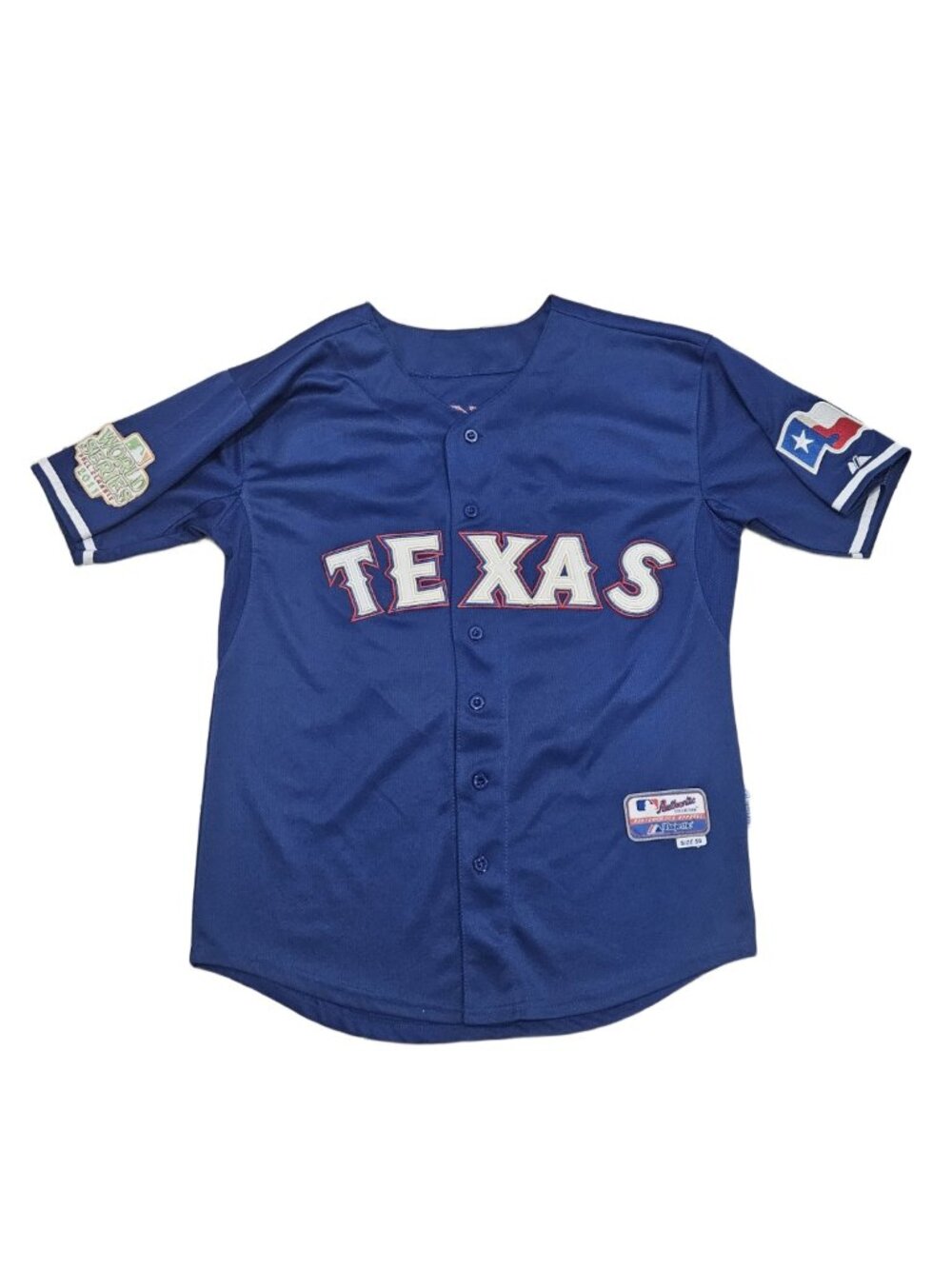 Texas Rangers Ian Kinsler #5 Majestic 2011 World Series Jersey 50